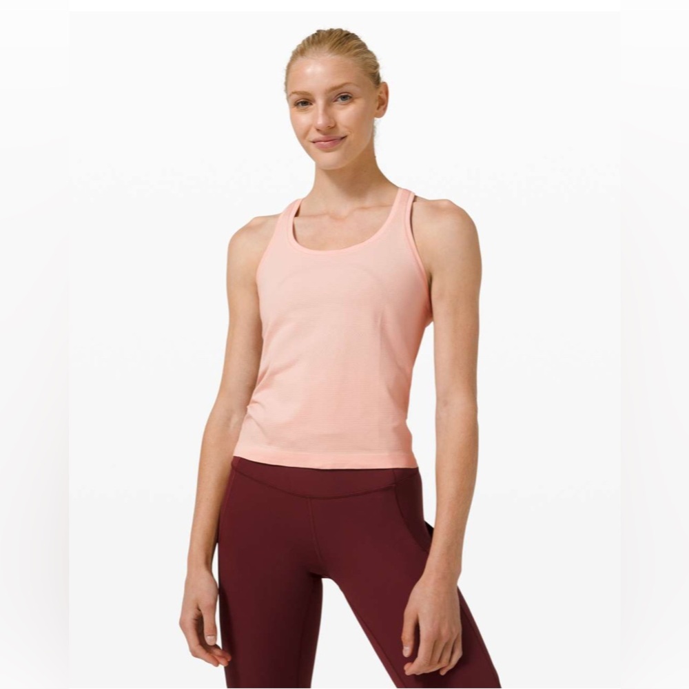 Lululemon Swiftly Tech Racerback Tank 2.0 – Pink Mist, Size 14